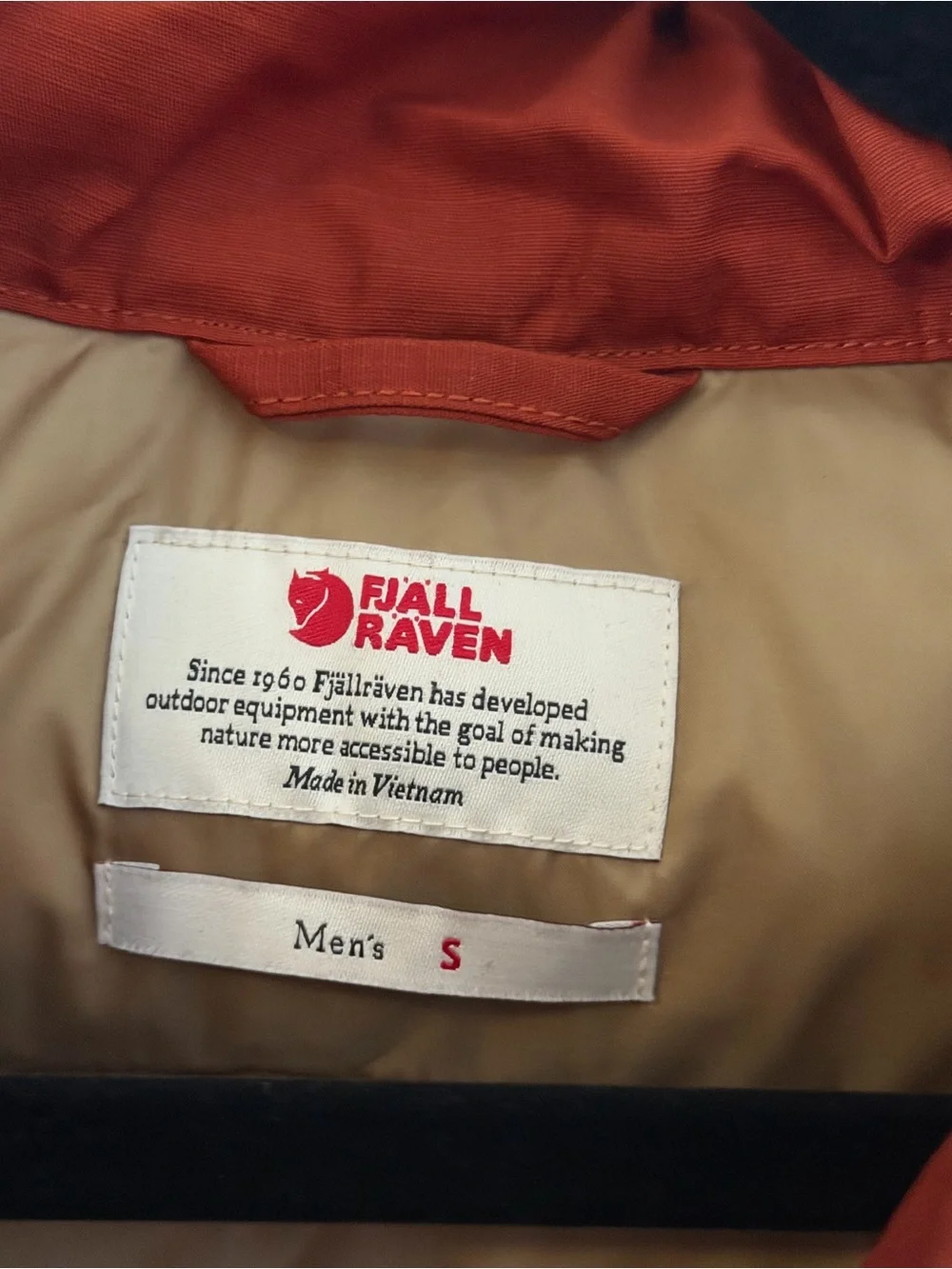 Fjallraven Ovik Lite Vest Men's Burnt Orange